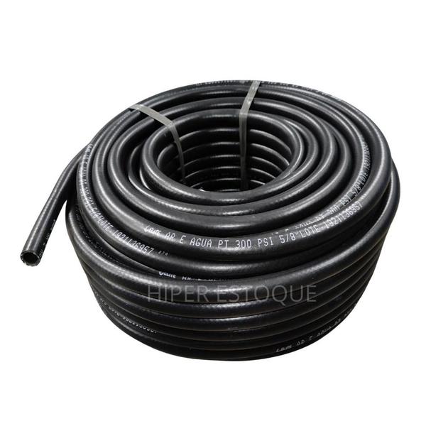 Mangueira Calibrador Ar e Água Reforçada 5/8 300psi - 50m - Elite Imagem de Mangueira Calibrador Ar e Água Reforçada 5/8 300psi - 50m