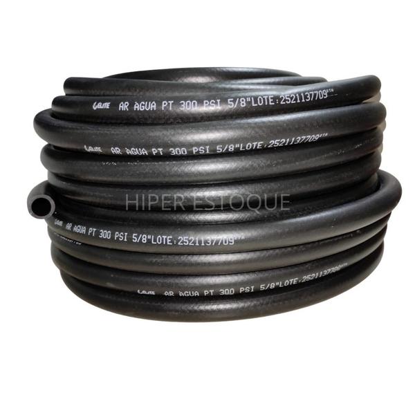 Mangueira Calibrador Ar e Água Reforçada 5/8 300psi - 50m - Elite Imagem de Mangueira Calibrador Ar e Água Reforçada 5/8 300psi - 50m