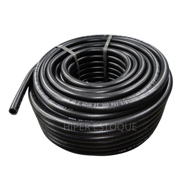 Imagem de Mangueira Calibrador Emborrachada Forte 5/8 300psi - 50m