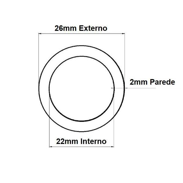 Imagem de Mangueira Cristal 22mm 7/8 x 2,0mm Tubo Transparente 3mt