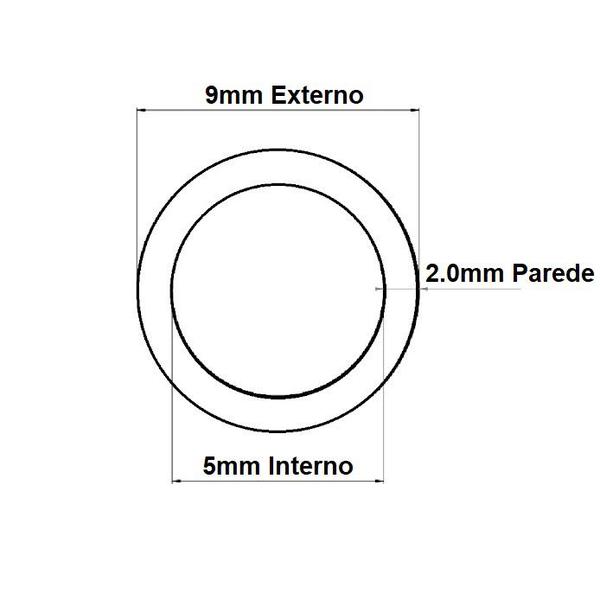 Imagem de Mangueira Cristal 5mm 3/16 x 2,0mm Tubo Transparente 10mt