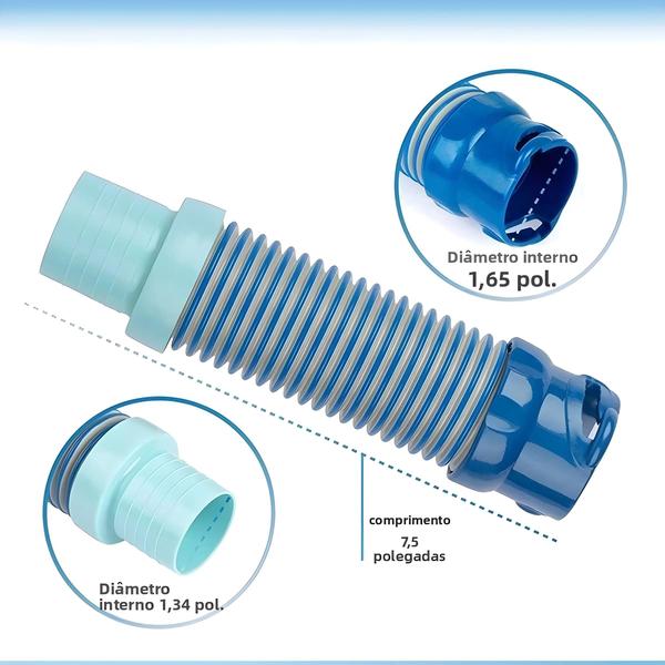 Mangueira De Borracha Para Aspirador De Piscina Zodiac X7 T3 T5