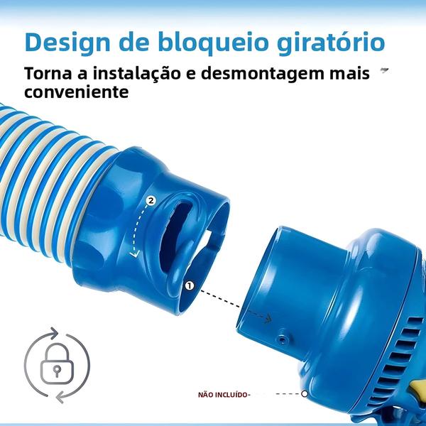Mangueira De Borracha Para Aspirador De Piscina Zodiac X7 T3 T5