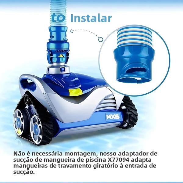 Mangueira De Borracha Para Aspirador De Piscina Zodiac X7 T3 T5