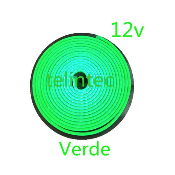 Imagem de Mangueira de led Neon 5m verde 12v sem fonte 