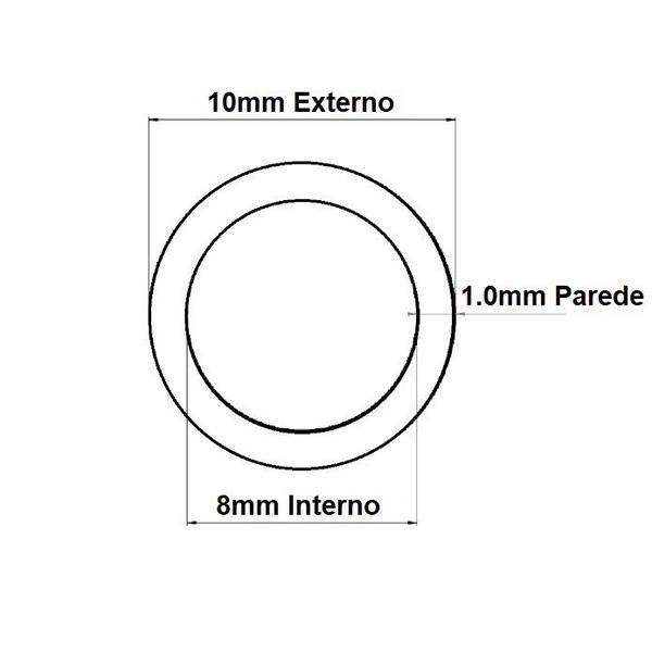 Imagem de Mangueira de Nivel Cristal 8mm 5/16x1,0mm Transparente 3mt