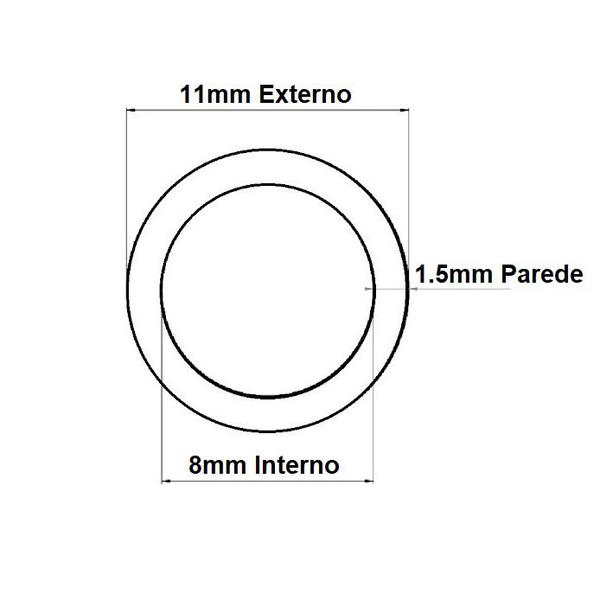 Imagem de Mangueira de Nivel Cristal 8mm 5/16x1,5mm Transparente 2mt