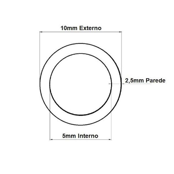 Imagem de Mangueira de Silicone 202 Atóxica Flexível 5mm x 10mm 2mt