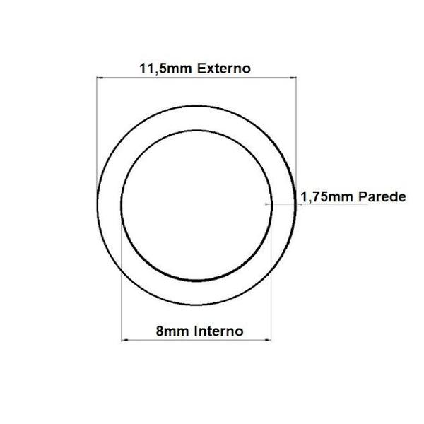 Imagem de Mangueira de Silicone 205 Atóxica Flexível 8mm x 11,5mm 10mt