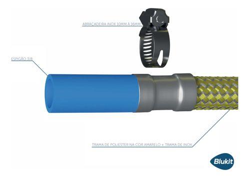 Imagem de Mangueira Flexível Inox para Gás Econo FXF 3/8” 1,50M - Blukit