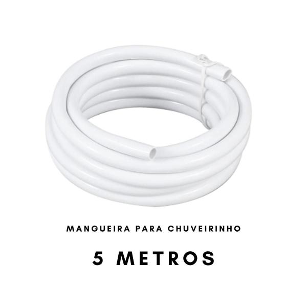 Imagem de Mangueira Flexível Para Chuveiro 5/16 5 Metros - Mantac