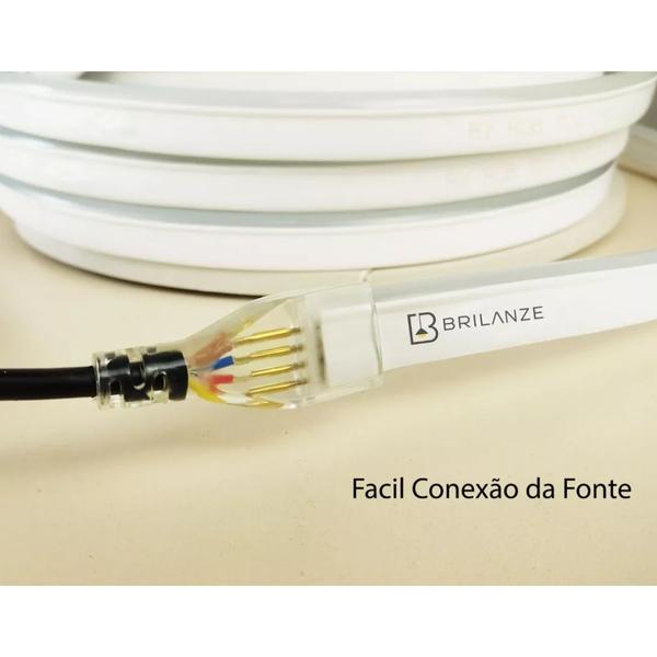 Mangueira Led Neon Rgb Colorida 9m Controle Fonte 110V - Aerbes Imagem de Mangueira Led Neon Rgb Colorida 9m Controle Fonte 110V