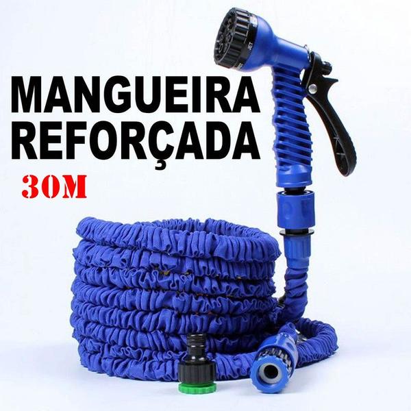 Imagem de Mangueira Magica 30m Expansivel Flexivel 7 Jatos Diferentes