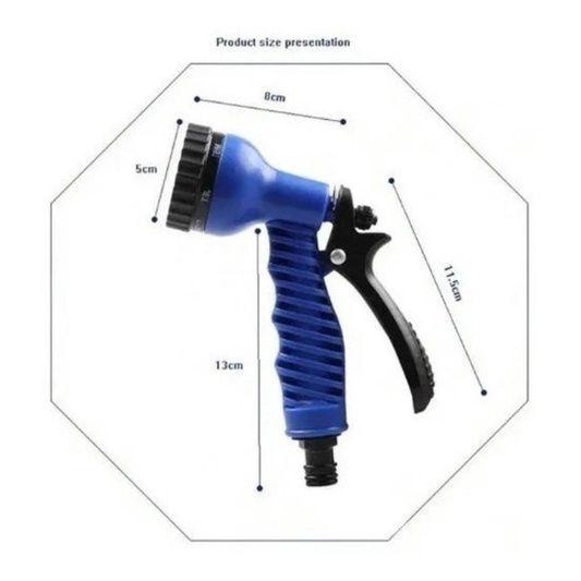 Imagem de Mangueira Mágica Lava Carro, Casa, Quintal, Irrigação, Expansível Com 7 Jatos Gatilho Rápido