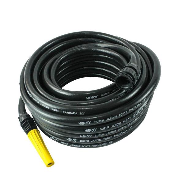 Imagem de Mangueira PVC Forte 1/2 - 25m, Preto, 300psi