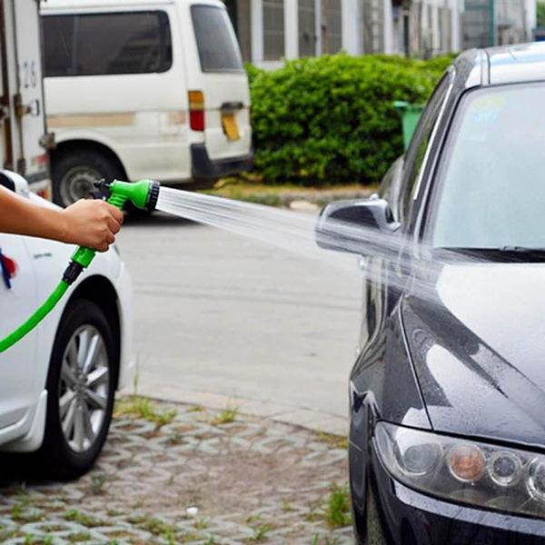 Imagem de Mangueira Que Encolhe Para Irrigação Mágica 15M Lavar Magica