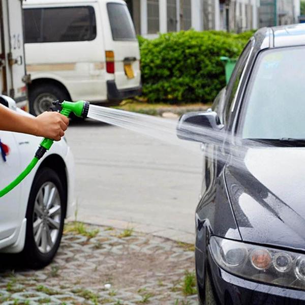 Imagem de Mangueira Que Encolhe Para Irrigação Mágica 15M Lavar Magica