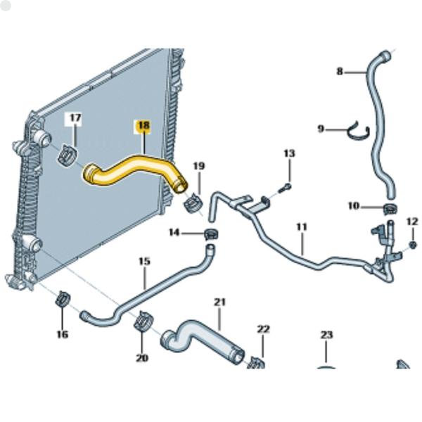 Imagem de Mangueira Radiador Superior Novo Delivery Express 4-170 6 -170