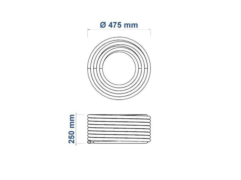 Imagem de Mangueira super flex em pvc laranja para jardim de 1 2 com 100 metros tramontina