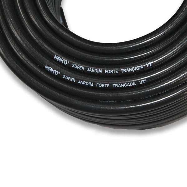 Imagem de Mangueira Super Jardim Flexível 1/2 Pol 300Psi Preta - 100M