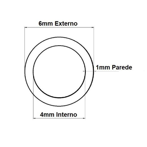 Imagem de Mangueira Tubo Pneumática Pu 6mm Poliuretano Verde 1mt