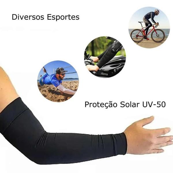 Imagem de Manguito Esportivo Proteção Solar Uv50+ Unissex Volei