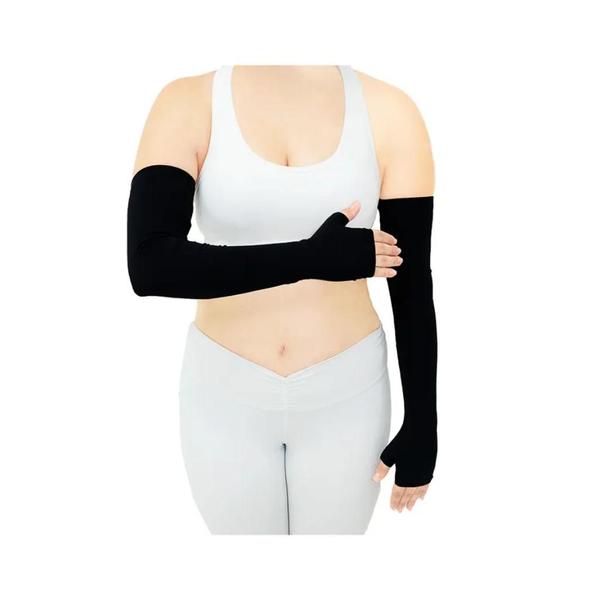 Manguito lycra c/ luva preto take care Imagem de Manguito lycra c/ luva preto take care