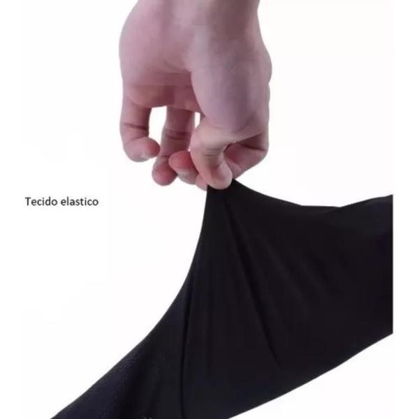 Manguito lycra c/ luva preto take care Imagem de Manguito lycra c/ luva preto take care