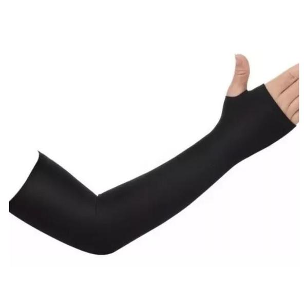 Manguito lycra c/ luva preto take care Imagem de Manguito lycra c/ luva preto take care