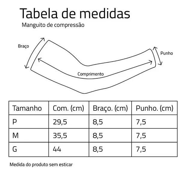 Imagem de Manguito Manga Para Beach Tennis C/ Protetor Solar Uv50 - Zeiq