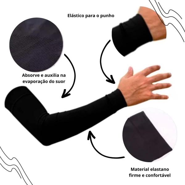 Manguito Mangote Proteção Solar UV Mangas Solares Capa De Braço Aquecedores Para Esportes Ao Ar Livre Protetores Multius - LF PRESENTES Imagem de Manguito Mangote Proteção Solar UV Mangas Solares Capa De Braço Aquecedores Para Esportes Ao Ar Livre Protetores Multius