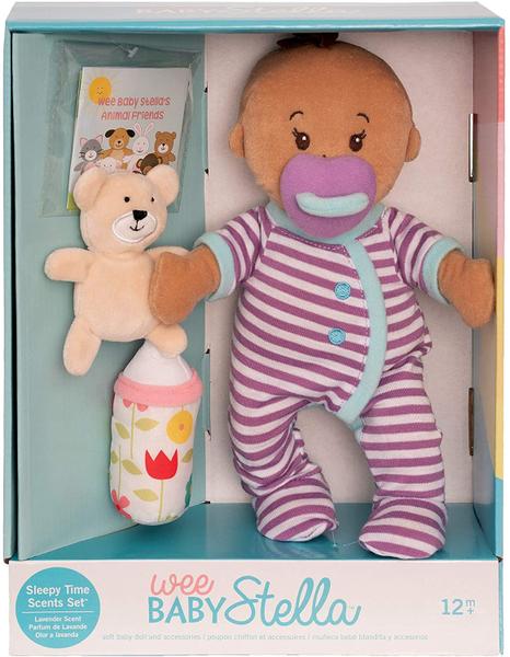 Imagem de Manhattan Toy Wee Baby Stella Bege Sleepy Times Scent 12" Soft Baby Doll Set