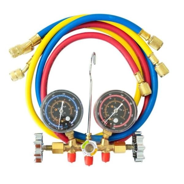 Imagem de Manifold com Mangueiras 90cm R410/R32 Suryha