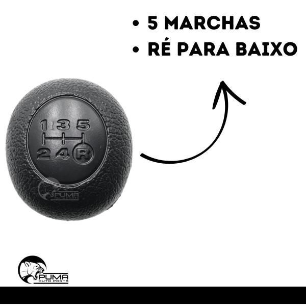 Imagem de Manopla Bola Cambio Hilux 1995 1996 1997 98 99 00 01 02 03 04 05 a 2011