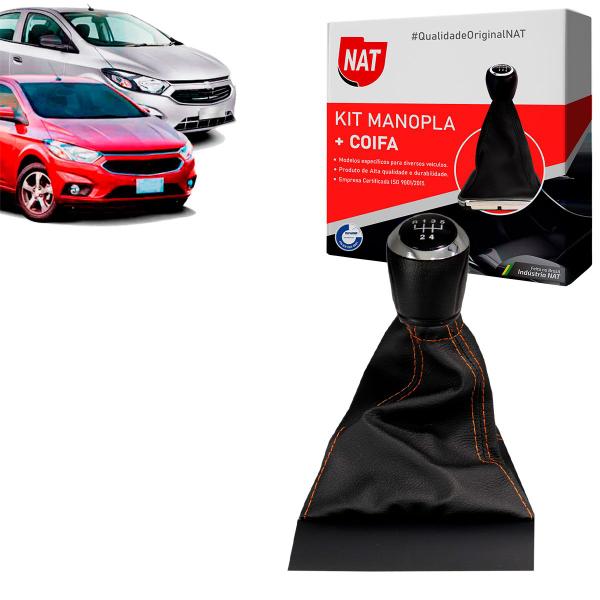 Imagem de Manopla + Coifa Chevrolet Onix E Prisma 2013 Até 2019 - 5M