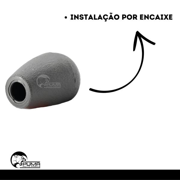 Imagem de Manopla Da Bola De Cambio Reduzida Hilux 2005 Até 2011 2012 2013