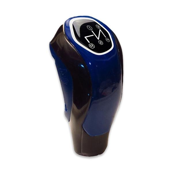Manopla De Cambio Automotiva Kadman Azul/Preta Resinada de 4 Marchas - SHEKPARTS Imagem de Manopla De Cambio Automotiva Kadman Azul/Preta Resinada de 4 Marchas