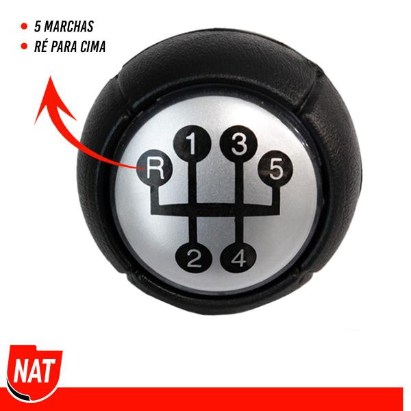 Imagem de Manopla de Câmbio Corsa 2000 Até 2012 Vectra 1997 Até 2005 C/ 5 Marchas