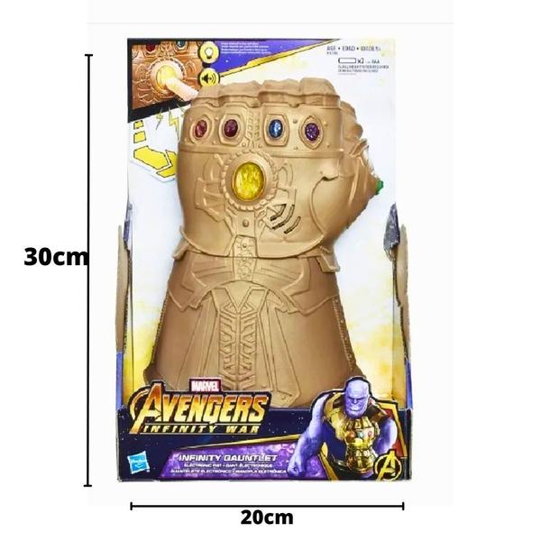 Imagem de Manopla Eletrônica do Thanos Com Jóias Do Inifnito E1799 - Hasbro