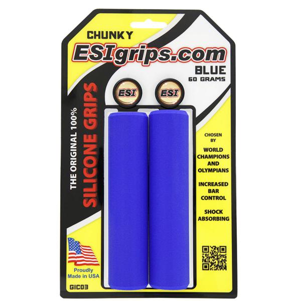 Imagem de Manopla Esi Grips Bike Chunky 32mm 60g Azul