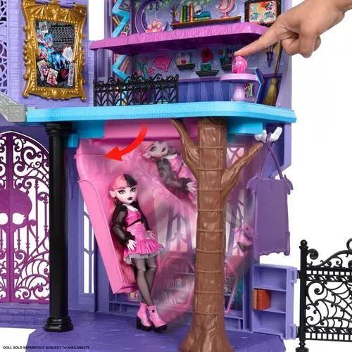 Imagem de Mansão Boneca Monster High Mattel Escola Do Terror Gigante - Mattel Hlp88