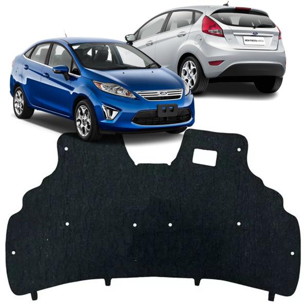 Imagem de Manta Acústica Ford New Fiesta 2011 a 2015 Modelo Original Mexicano