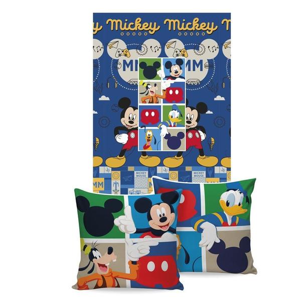 Imagem de Manta Almofada Mickey Mouse Jolitex Ternille