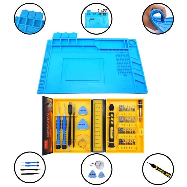 Imagem de Manta Antiestática S160B + Kit Chave Ferramentas Yaxun 6028B