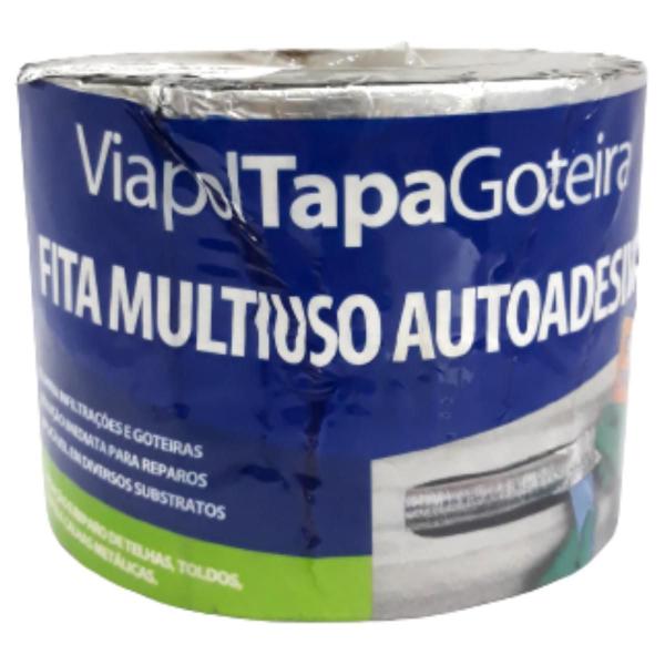 Imagem de Manta Asfáltica Aluminizada Telhado Auto Adesiva Largura 30Cm