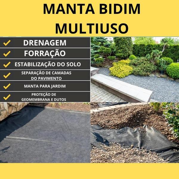 Imagem de Manta Bidim Vasos Jardim Tamanho 2,30x13