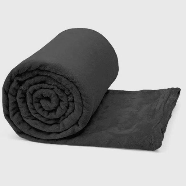 Imagem de Manta Buettner Queen ( 2,40cm x 2,60cm ) Microfibra Flannel Confort Preto