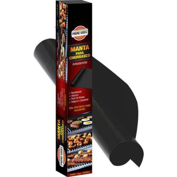 Imagem de Manta Churrasco Prime Grill Churrasco Antiaderente 40X33 Cm