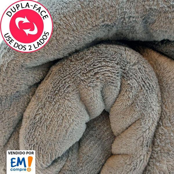 Imagem de Manta Cobertor Queen 220x240cm Microfibra Soft Macia Fleece  Camesa - Emcompre