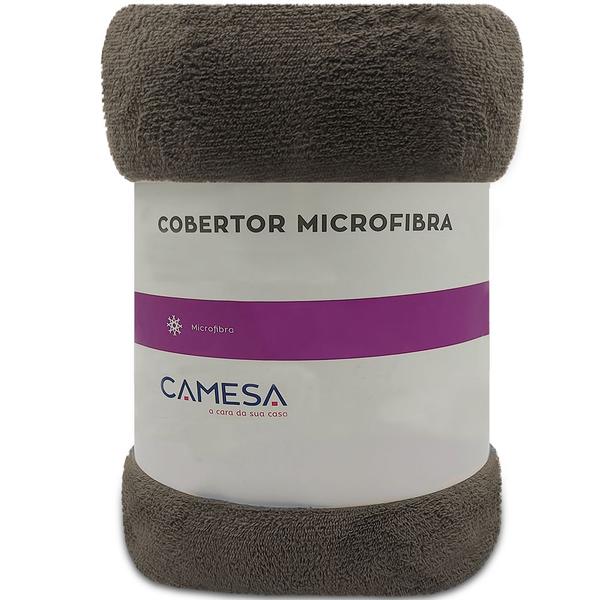 Imagem de Manta Cobertor Solteiro 150x220cm Microfibra Soft Macia Fleece  Camesa - Emcompre